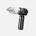 Aspirateur voiture finition Ultra argent et noir sur fond blanc